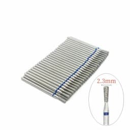 50 Pcs/Set Drill Bit Set for Nails Cutter Dental Diamond Grinding Polish Burs Dental Lab Polisher 2.35mm Shank Nail Tools