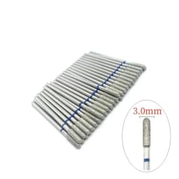 50 Pcs/Set Drill Bit Set for Nails Cutter Dental Diamond Grinding Polish Burs Dental Lab Polisher 2.35mm Shank Nail Tools