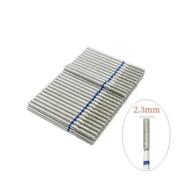 50 Pcs/Set Drill Bit Set for Nails Cutter Dental Diamond Grinding Polish Burs Dental Lab Polisher 2.35mm Shank Nail Tools
