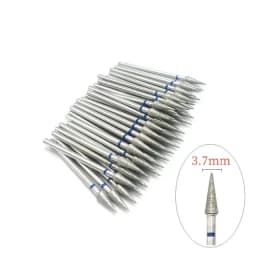 50 Pcs/Set Drill Bit Set for Nails Cutter Dental Diamond Grinding Polish Burs Dental Lab Polisher 2.35mm Shank Nail Tools