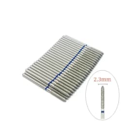 50 Pcs/Set Drill Bit Set for Nails Cutter Dental Diamond Grinding Polish Burs Dental Lab Polisher 2.35mm Shank Nail Tools