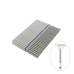 50 Pcs/Set Drill Bit Set for Nails Cutter Dental Diamond Grinding Polish Burs Dental Lab Polisher 2.35mm Shank Nail Tools