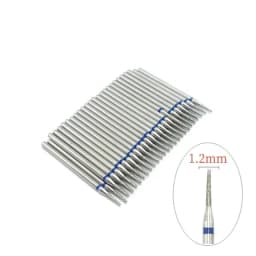 50 Pcs/Set Drill Bit Set for Nails Cutter Dental Diamond Grinding Polish Burs Dental Lab Polisher 2.35mm Shank Nail Tools