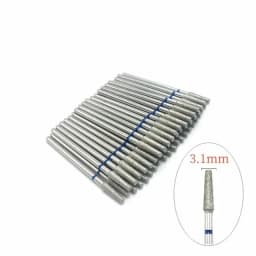 50 Pcs/Set Drill Bit Set for Nails Cutter Dental Diamond Grinding Polish Burs Dental Lab Polisher 2.35mm Shank Nail Tools
