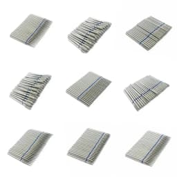 50 Pcs/Set Drill Bit Set for Nails Cutter Dental Diamond Grinding Polish Burs Dental Lab Polisher 2.35mm Shank Nail Tools
