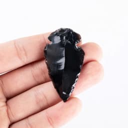 3PCS Natural Arrow Obsidian Quartz Material Evil Spirit Crystal Home Decor Reiki Healing Energy Stone DIY Jewelry Making