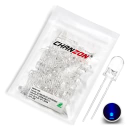 100pcs 5mm LED Diode 5 mm Ultra Bright Warm White Red Green Blue UV Purple Yellow Orange Pink 2V 3V Light Emitting Assorted Set
