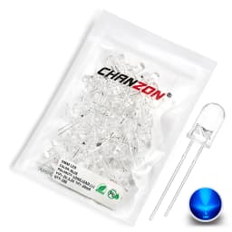 100pcs 5mm LED Diode 5 mm Ultra Bright Warm White Red Green Blue UV Purple Yellow Orange Pink 2V 3V Light Emitting Assorted Set