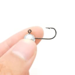 OUTKIT 10pcs Mini Jig Head Hook Rockfish Exposed Head Hook Barbed Hook Trout Soft Worm Lure Jig Fishing Hook Fishing Tackle