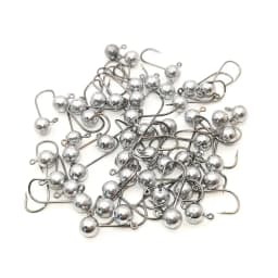 OUTKIT 10pcs Mini Jig Head Hook Rockfish Exposed Head Hook Barbed Hook Trout Soft Worm Lure Jig Fishing Hook Fishing Tackle