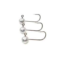 OUTKIT 10pcs Mini Jig Head Hook Rockfish Exposed Head Hook Barbed Hook Trout Soft Worm Lure Jig Fishing Hook Fishing Tackle
