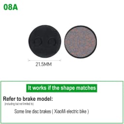 1 Pair Bicycle Disc Brake Pads Semi-Metallic Hydrauli Disc Brake Pad for SHIMANO SRAM AVID HAYES Magura Formula and Scooter