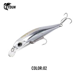 LEYDUN Artist FR Silence Sinking Minnow Fishing Lures 80mm 105mm Jerkbaits Good Action Wobblers High Quality Hard Baits Sea Bass