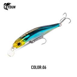 LEYDUN Artist FR Silence Sinking Minnow Fishing Lures 80mm 105mm Jerkbaits Good Action Wobblers High Quality Hard Baits Sea Bass