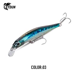 LEYDUN Artist FR Silence Sinking Minnow Fishing Lures 80mm 105mm Jerkbaits Good Action Wobblers High Quality Hard Baits Sea Bass