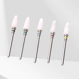 Ceramic Nail Drill Bit Electric Manicure Drills For Machine Milling Cutter Nail Burr Pedicure Accessories Tools