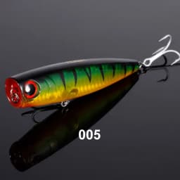 Noeby 105mm 24g Topwater Popper Fishing Lures Wobblers Long Casting Artificial Hard Baits Saltwater Freshwater Fishing Lures