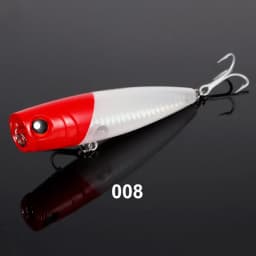 Noeby 105mm 24g Topwater Popper Fishing Lures Wobblers Long Casting Artificial Hard Baits Saltwater Freshwater Fishing Lures