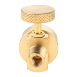 Propane 1LB Tank Disposal Cylinder Gas Bottle Refill Adapter with 1/4" NPT Male X 1'-20 Female Throwaway Cylinder for Stove Gril