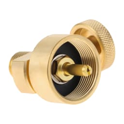 Propane 1LB Tank Disposal Cylinder Gas Bottle Refill Adapter with 1/4" NPT Male X 1'-20 Female Throwaway Cylinder for Stove Gril