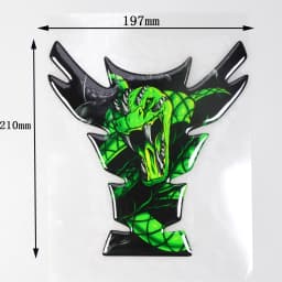 Motorcycle Universal Tankpad, Tank Pad, 3D Tank Pad Stickers, Oil Gas Protector, Tank Protector for SUZUKI YAMAHA Free Keychain