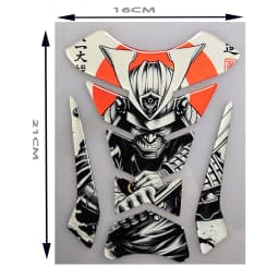 Motorcycle Universal Tankpad, Tank Pad, 3D Tank Pad Stickers, Oil Gas Protector, Tank Protector for SUZUKI YAMAHA Free Keychain