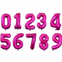 16/32 inch Number Foil Rose Gold Green Silver Discolor Digital Baby Shower Supplies Kid Boy balloons Birthday Party Decoration