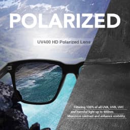 JULI Square Oversized Polarized Sunglasses for Big Heads Men Retro Vintage XXL Super Big SunGlasses UV Protection MJ8023