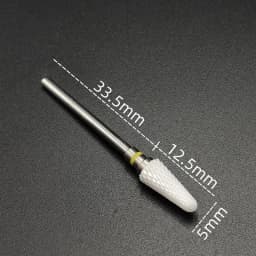 Ceramic Carbide Nail Drill Bit Rotate Burr Milling Nail Cutter Bits Electric Drill Machine For Manicure Pedicure Tools