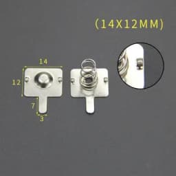 YYT 20PCS Spring sheet AA 12*12/26.5/27.5/28MM contact sheet battery box positive and negative sheets 0.3MM iron+nickel plating