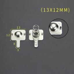 YYT 20PCS Spring sheet AA 12*12/26.5/27.5/28MM contact sheet battery box positive and negative sheets 0.3MM iron+nickel plating