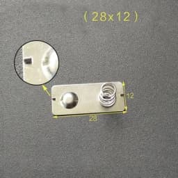 YYT 20PCS Spring sheet AA 12*12/26.5/27.5/28MM contact sheet battery box positive and negative sheets 0.3MM iron+nickel plating
