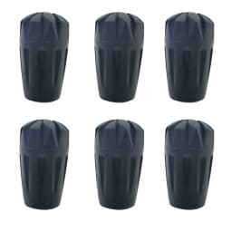 6 Piece Cane Climb Replacement Alpenstock Hike Protector Cap Tip Rubber Basket Snow Sport Trekking Pole Nordic Walk Stick Camp