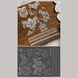 1pc Sweater Knitting Lace 3D Acrylic Mold Nail Art Decoration Nails DIY Design Silicone Nail Art Template Nail Mold