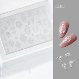 1pc Sweater Knitting Lace 3D Acrylic Mold Nail Art Decoration Nails DIY Design Silicone Nail Art Template Nail Mold