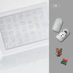 1pc Sweater Knitting Lace 3D Acrylic Mold Nail Art Decoration Nails DIY Design Silicone Nail Art Template Nail Mold
