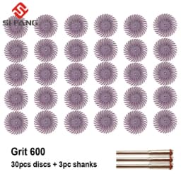 1Inch Radial Bristle Disc Kit Abrasive Brush 2.35mm/3mm Shank Detail Polishing Wheel for Dremel Rotary Tool Accessories