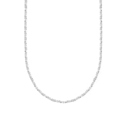Popular 925 Sterling Silver Sparkling Clavicle Chain Choker Necklace For Women Fine Jewelry Wedding Party Birthday Gift