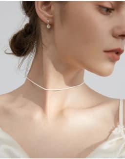 Popular 925 Sterling Silver Sparkling Clavicle Chain Choker Necklace For Women Fine Jewelry Wedding Party Birthday Gift