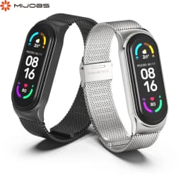 Strap for Mi Band 10 11 9 8 7 6 5 Metal Bracelet Mi Band 9 Wristband for Mi Band 6 Mi Band 7 Strap For Xiaomi Miband 8 9