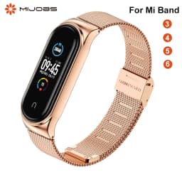 Strap for Mi Band 10 11 9 8 7 6 5 Metal Bracelet Mi Band 9 Wristband for Mi Band 6 Mi Band 7 Strap For Xiaomi Miband 8 9