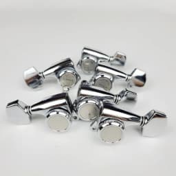 1 Set Guitar Locking Tuners Electric Guitar Machine Heads Tuners Lock String Tuning Pegs Chrome Silver Made in Korea