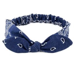 Boho Bow Headbands for Women Vintage Paisley Bandana Flower Printed Hairband Elastic Rabbit ear Head Wrap Cute Hair Accessories