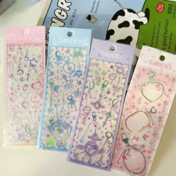 MINKYS New Arrival 3pcs 6pcs Kawaii Bear Ribbon Laser Bling Stickers DIY Scrapbook Stickers Confetti Decoration DIY Photo Frame