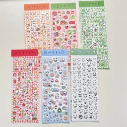MINKYS New Arrival 3pcs 6pcs Kawaii Bear Ribbon Laser Bling Stickers DIY Scrapbook Stickers Confetti Decoration DIY Photo Frame