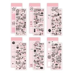 MINKYS New Arrival 3pcs 6pcs Kawaii Bear Ribbon Laser Bling Stickers DIY Scrapbook Stickers Confetti Decoration DIY Photo Frame