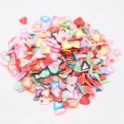 Boxi Slime Star Flower Heart Candy Fruit Slices Multi-series Polymer Clay Sprinkles DIY Nail Art Handmade Accessories 10g