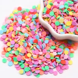 Boxi Slime Star Flower Heart Candy Fruit Slices Multi-series Polymer Clay Sprinkles DIY Nail Art Handmade Accessories 10g