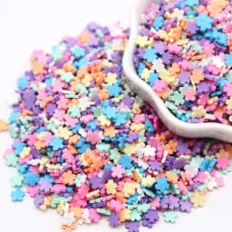 Boxi Slime Star Flower Heart Candy Fruit Slices Multi-series Polymer Clay Sprinkles DIY Nail Art Handmade Accessories 10g