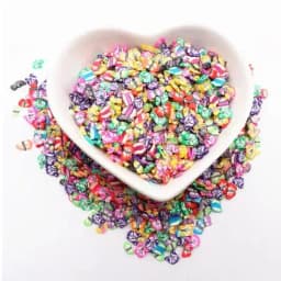 Boxi Slime Star Flower Heart Candy Fruit Slices Multi-series Polymer Clay Sprinkles DIY Nail Art Handmade Accessories 10g